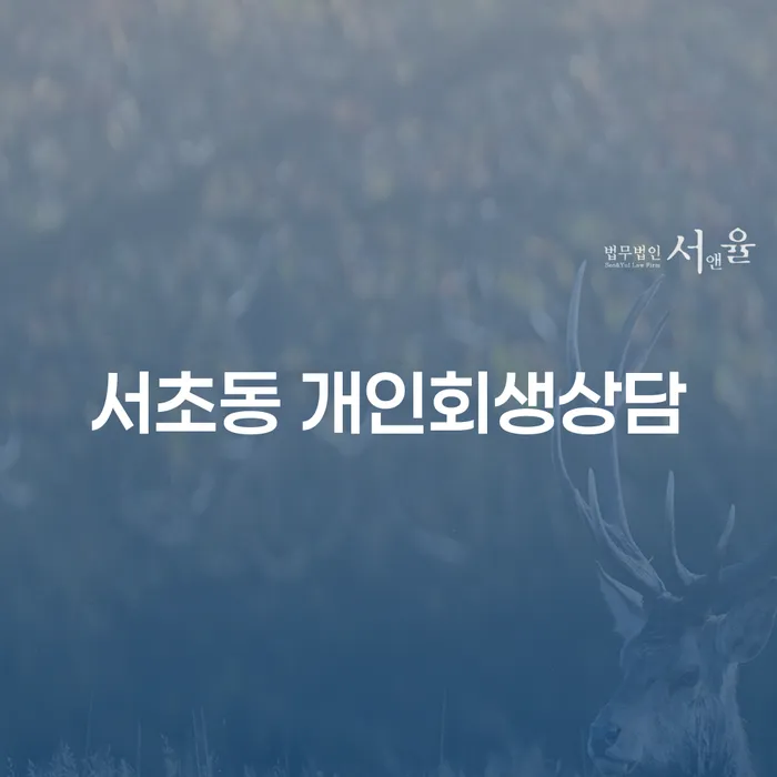 서초동 개인회생상담, 어떻게 시작해야 할까요?