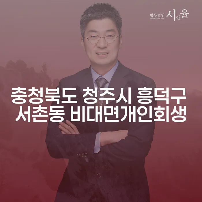 충청북도 청주시 흥덕구 서촌동 비대면개인회생, 당신의 채무 문제를 해결할 수 있는 방법은?