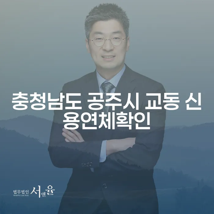 충청남도 공주시 교동 신용연체확인과 개인회생폐지: 당신의 금융 위기를 극복하는 방법은?